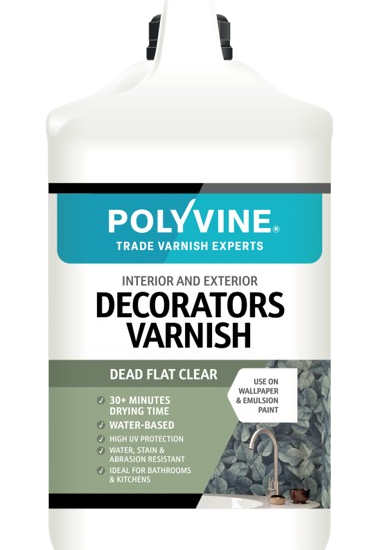 Barniz mate incoloro Decorators Varnish Polyvine Dead Flat 4L
